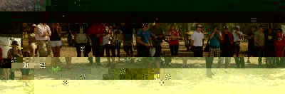 Public derrière la planche